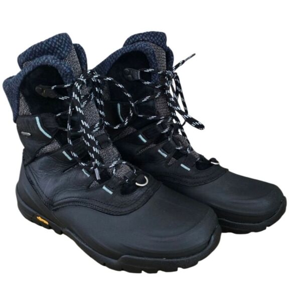 Merrell Womens Thermo Aurora 2 Mid Shell Waterproof Black Size 8 Lace Up - Picture 2 of 8